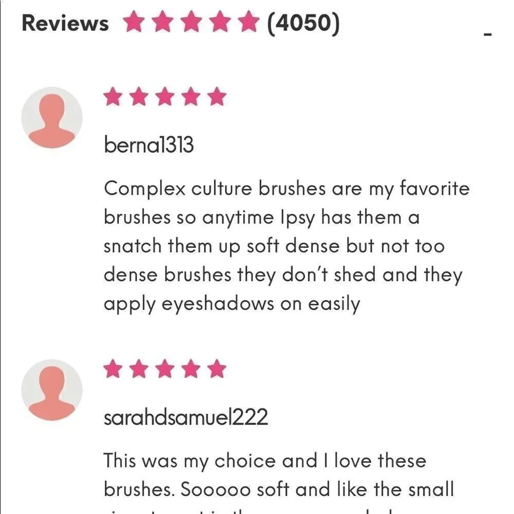 Make up Brushes NEW complex Culture top quality 4p